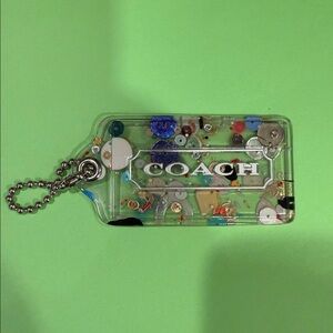 Coach Poppy Confetti bag charm